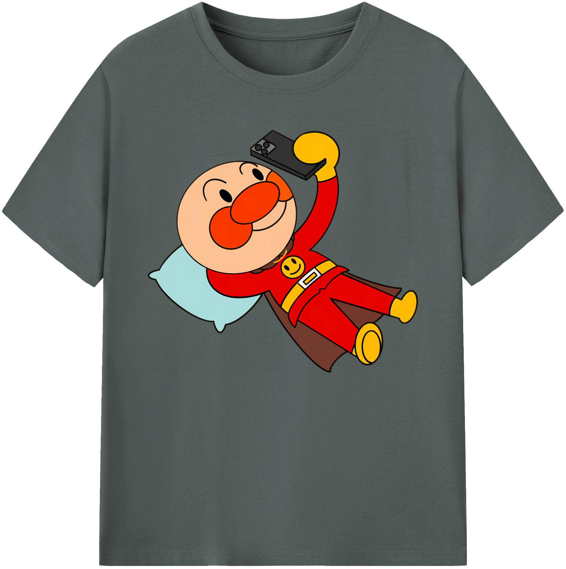 （画像用） アンパンマン Anpanman 綿100％ メンズ半袖Tシャツ｜肌触りやわらか＆通気性